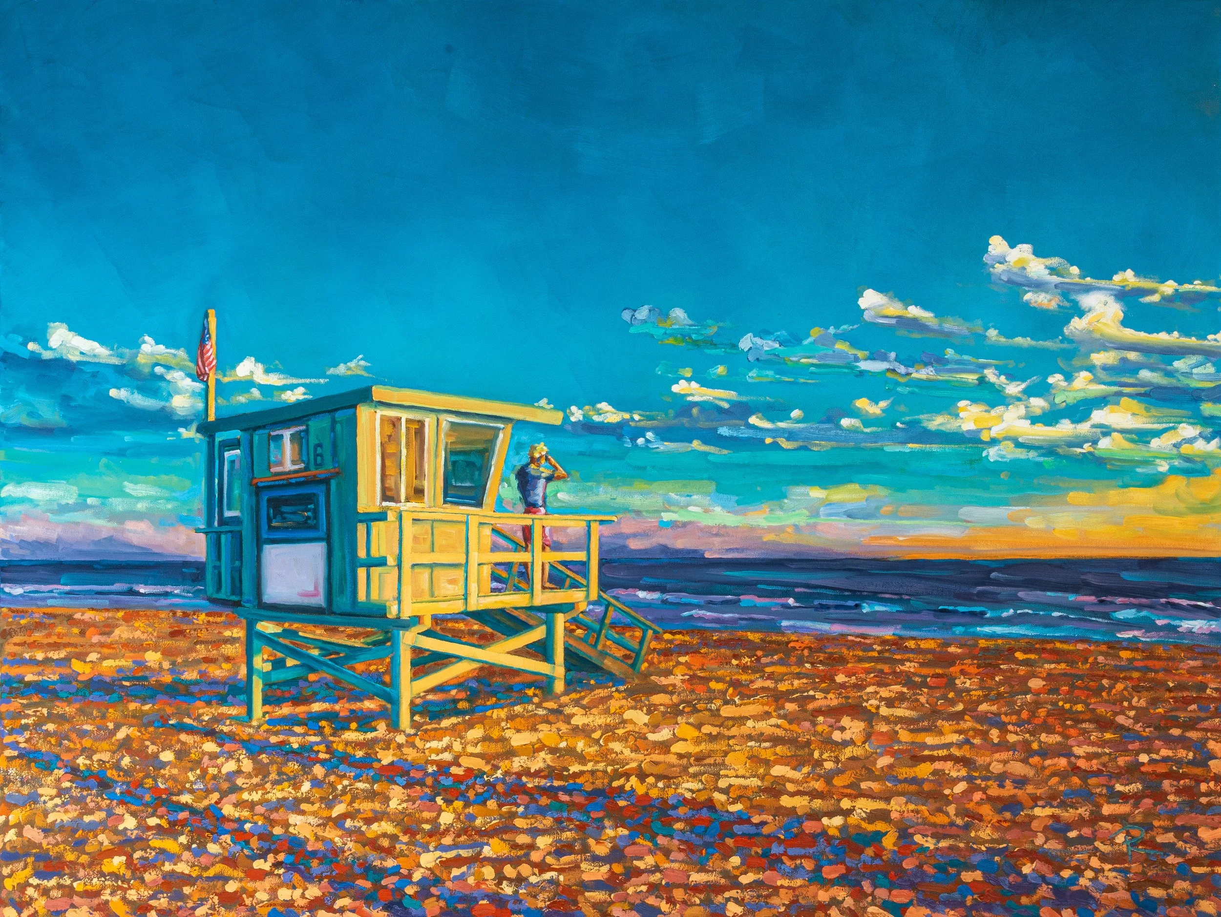 The Watch — Oil on Canvas, 36 x 48 inches by Peter Nunnery