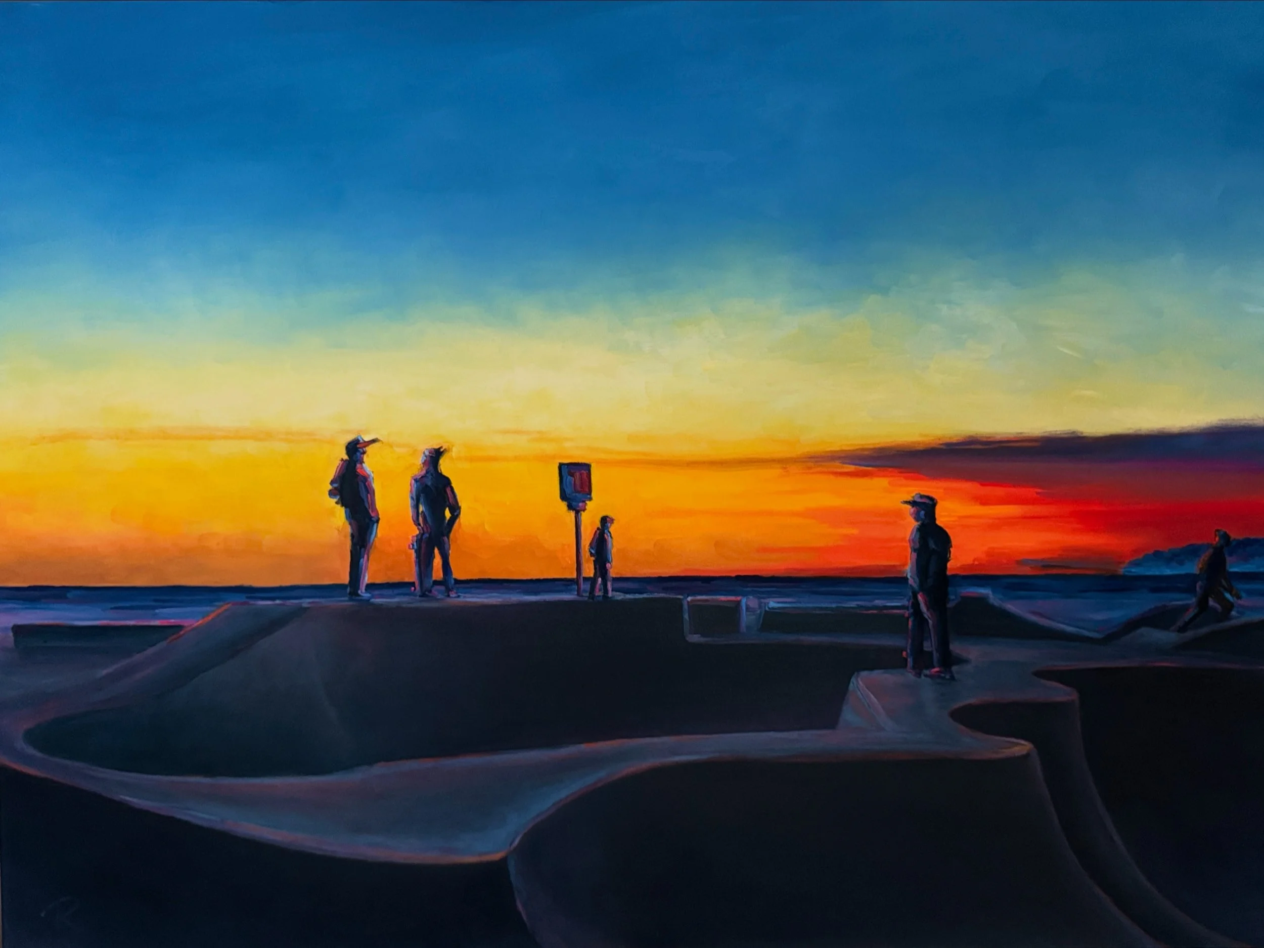 Venice Skatepark, Sunset